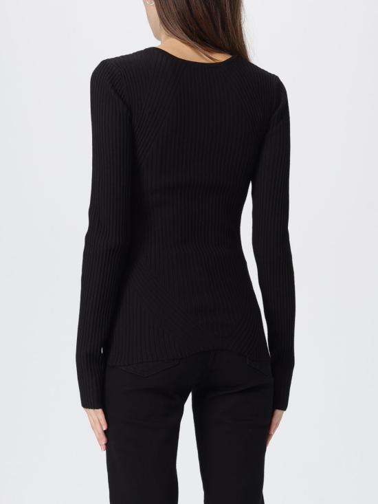 25FW 저스트까발리 긴팔 티셔츠 79PAFM07CMH56 899 Black - JUST CAVALLI