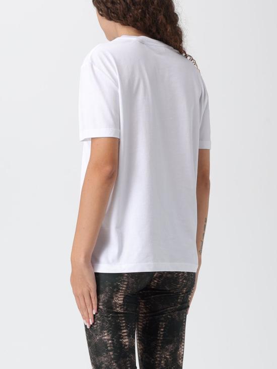 25FW 저스트까발리 반팔 티셔츠 79PAHE23CJ110 G03 White - JUST CAVALLI