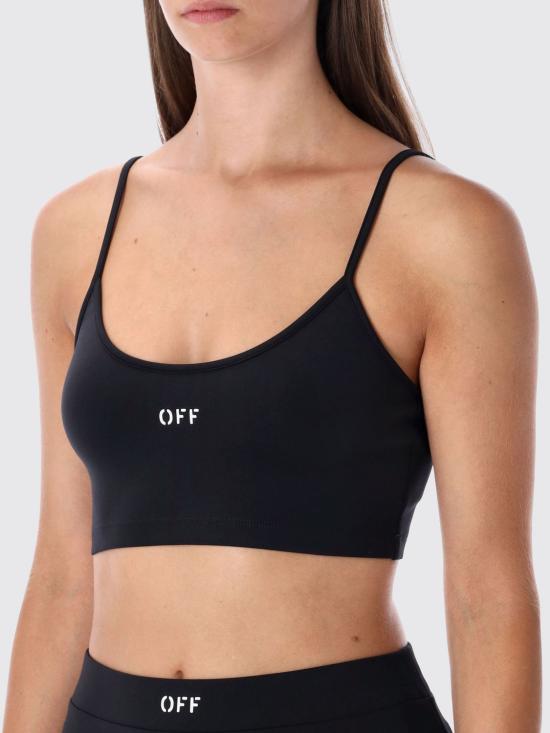 25FW 오프화이트 트레이닝 티셔츠 OWAD26YF25JER001 1001 Black - OFF WHITE