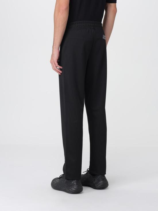 25FW 마르셀로 불론 스트레이트 팬츠 F5CAMAPA021 110 Black - MARCELO BURLON