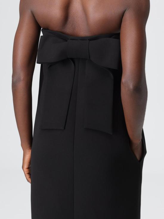 25FW 모스키노 롱 원피스 04455524 0555 Black - MOSCHINO