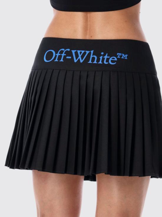 25FW 오프화이트 숏 스커트 OWCU01HF25FAB001 1047 Black - OFF WHITE