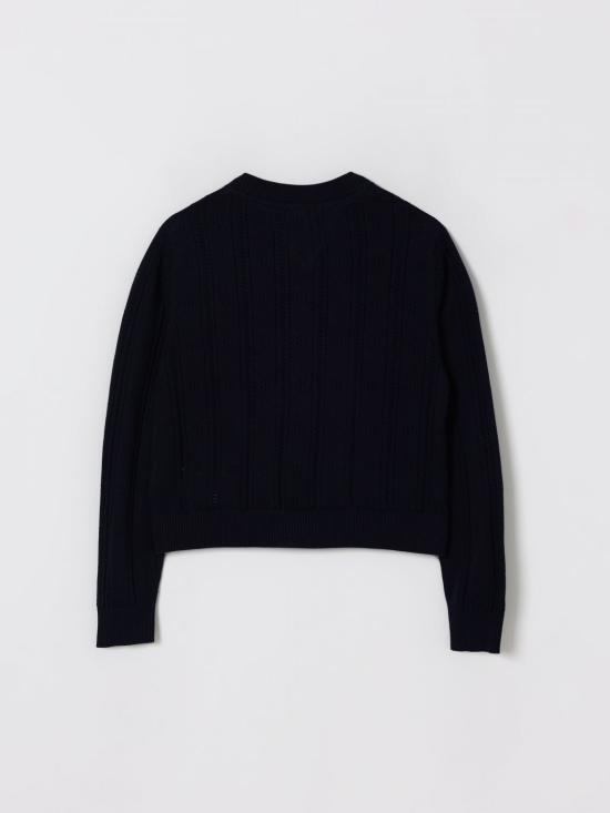 25FW [키즈] 타미힐피거 풀오버 KG0KG08677 C1G Blue - TOMMY HILFIGER