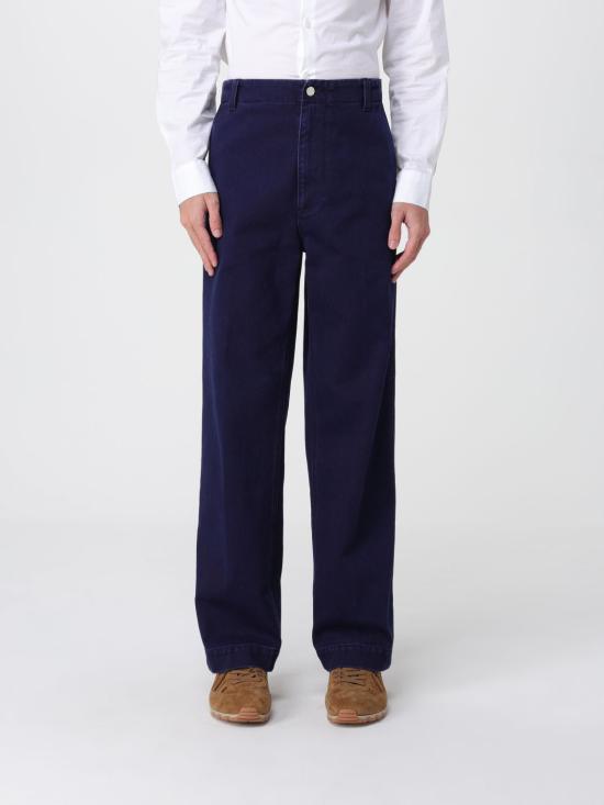 25FW 구찌 엠보스 라벨 워시드 데님 팬츠 엠보스 라벨 워시드 데님  835168XDDA8 4447 Blue