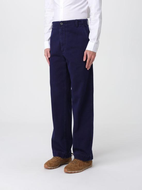 25FW 구찌 엠보스 라벨 워시드 데님 팬츠 엠보스 라벨 워시드 데님  835168XDDA8 4447 Blue - GUCCI