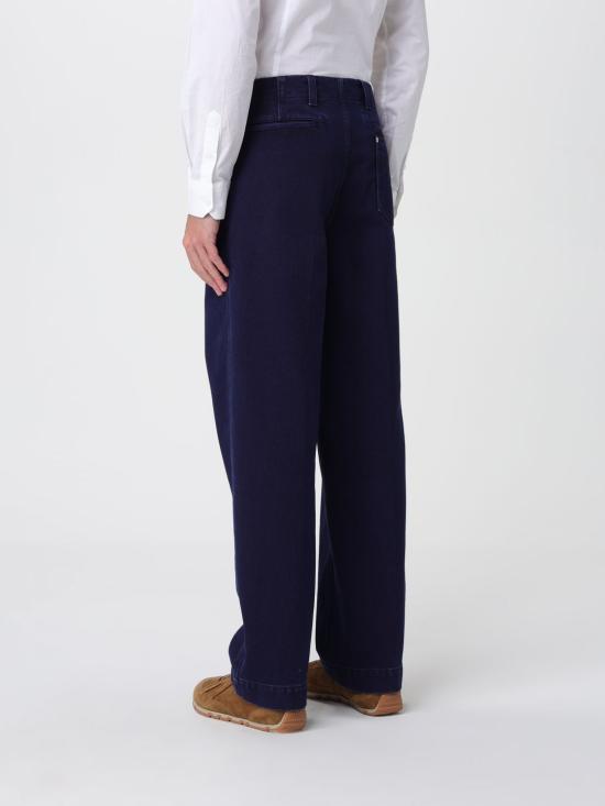 25FW 구찌 엠보스 라벨 워시드 데님 팬츠 엠보스 라벨 워시드 데님  835168XDDA8 4447 Blue - GUCCI