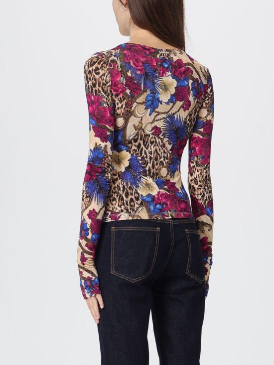 25FW 저스트까발리 긴팔 티셔츠 79PAH618JS531 R69 Multicolor - JUST CAVALLI