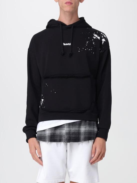 25FW 디스클레이머 긴팔 티셔츠 25IDS55380 NER Black