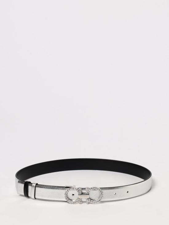 25FW 살바토레 페라가모 레귤러 벨트 23B727 746845 010 Silver