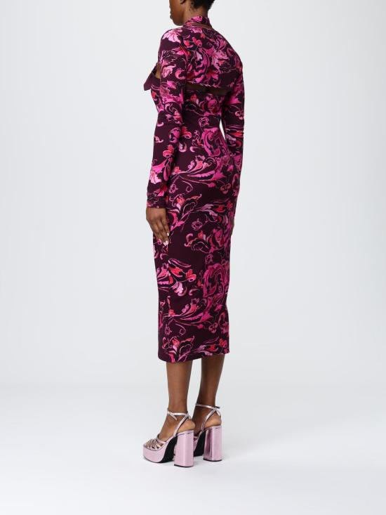 25FW 베르사체 롱 원피스 79HAO972JS518 317 Violet - VERSACE