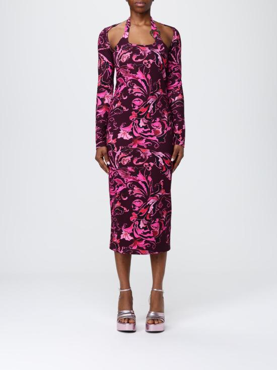 25FW 베르사체 롱 원피스 79HAO972JS518 317 Violet