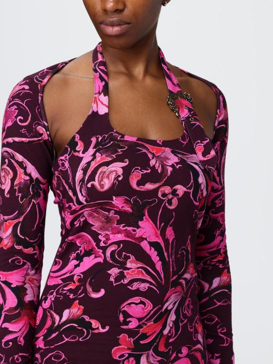 25FW 베르사체 롱 원피스 79HAO972JS518 317 Violet - VERSACE