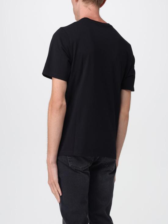 25FW 메종키츠네 폭스 헤드 레귤러 티셔츠 PM00107KJ7026 P199 Black - MAISON KITSUNE