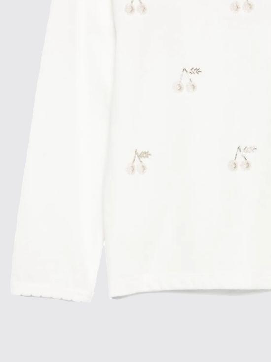 25FW [키즈] 봉쁘앙 티셔츠 W05GTSK00025 102 White - BONPOINT