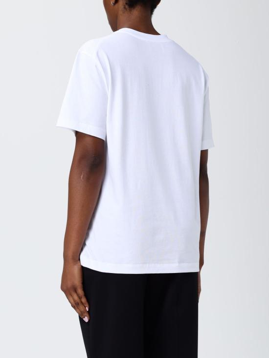 25FW 모스키노 반팔 티셔츠 07098236 3001 White - MOSCHINO