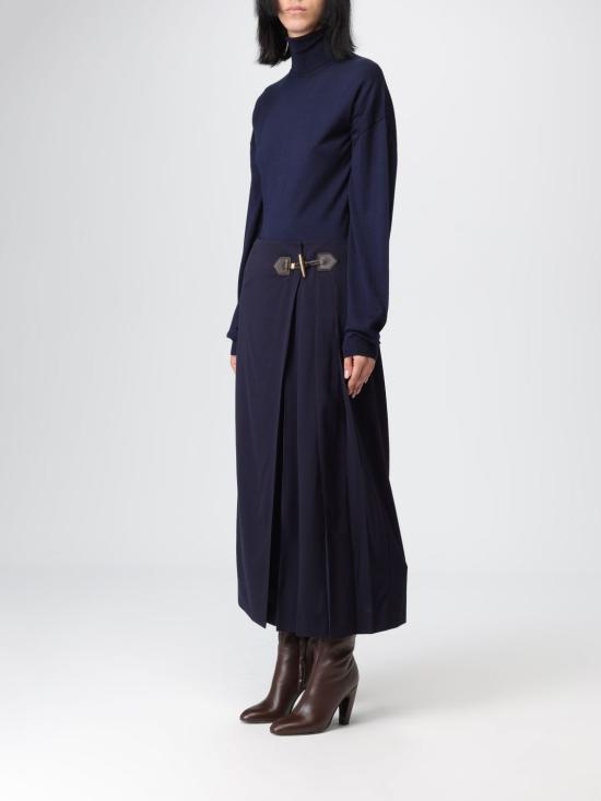 25FW 모스키노 스커트 01265533 0510 Blue - MOSCHINO