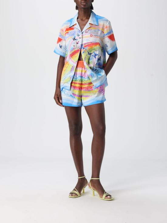 25FW 카사블랑카 숏팬츠 WPF25TR104 02 Multicolor - CASABLANCA