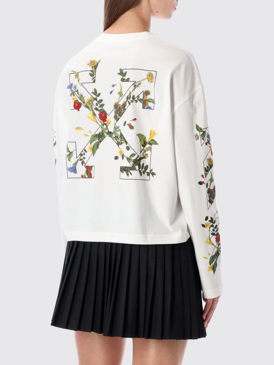 25FW 오프화이트 반팔 티셔츠 OWAB038F25JER001 0110 White - OFF WHITE