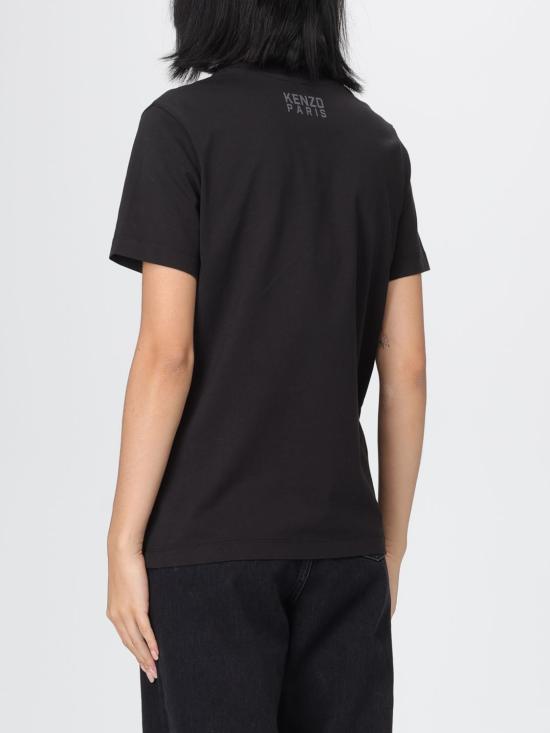 25FW 겐조 반팔 티셔츠 FF62TS3524SO 99J Black - KENZO