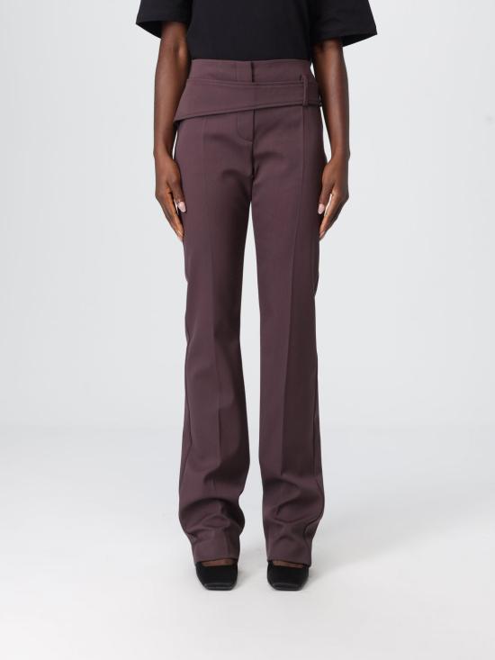 25FW 스포트막스 스트레이트 팬츠 2522136123600 002 Brown