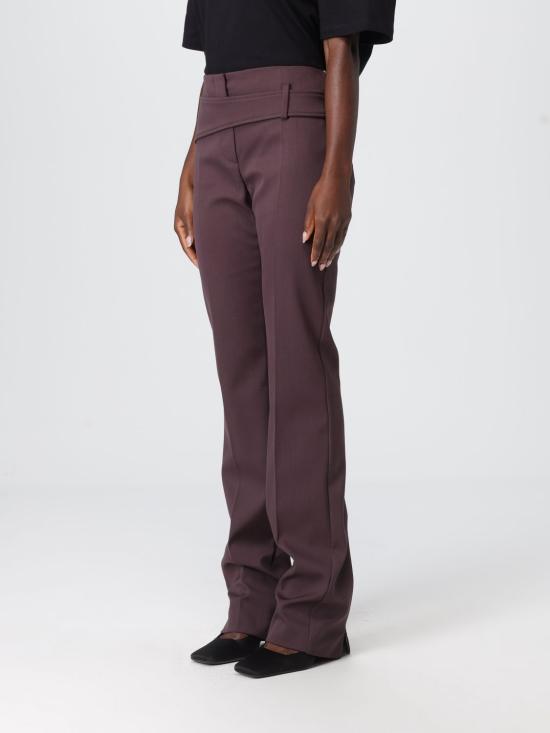 25FW 스포트막스 스트레이트 팬츠 2522136123600 002 Brown - SPORTMAX