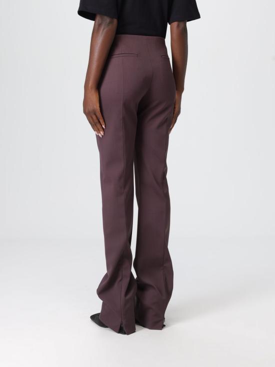 25FW 스포트막스 스트레이트 팬츠 2522136123600 002 Brown - SPORTMAX