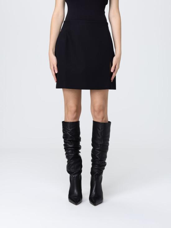 25FW 안다마네 숏 스커트 T180305A 999 Black