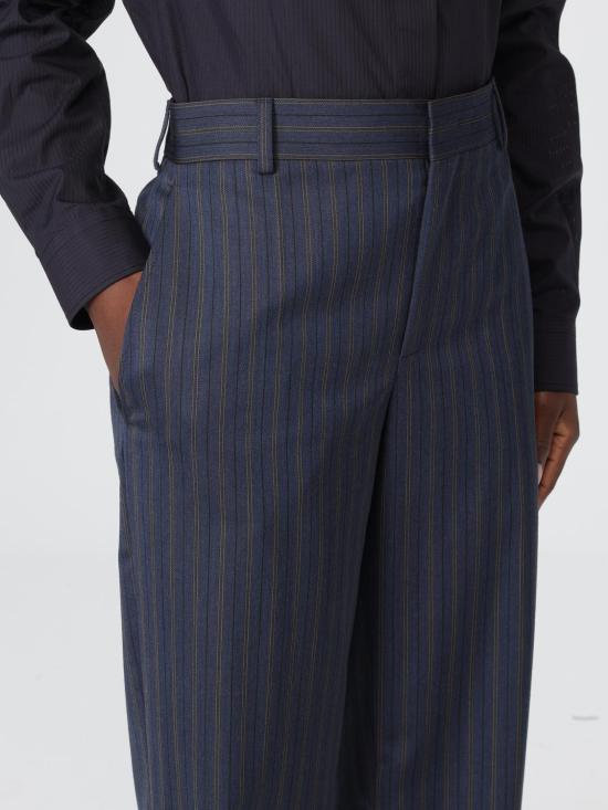 25FW 모스키노 스트레이트 팬츠 03065536 1290 Blue - MOSCHINO