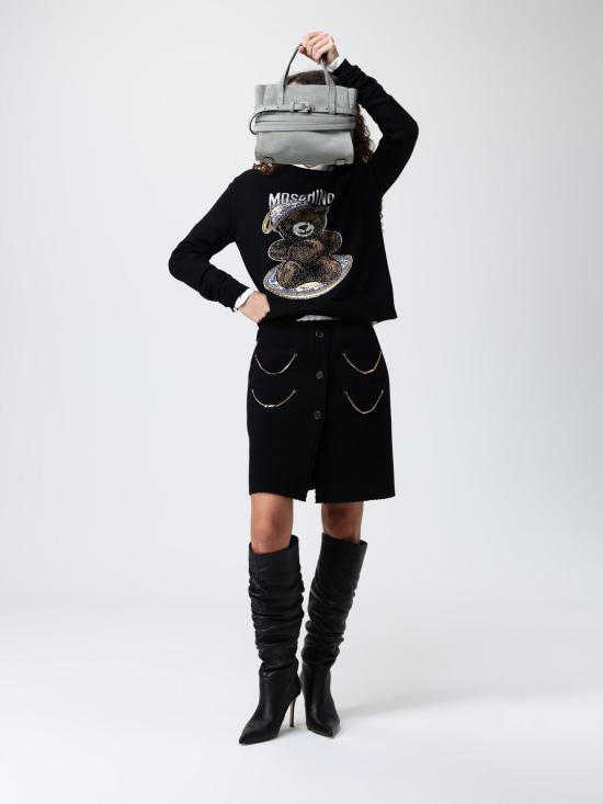 25FW 모스키노 스웨터 09365500 2555 Multicolor - MOSCHINO