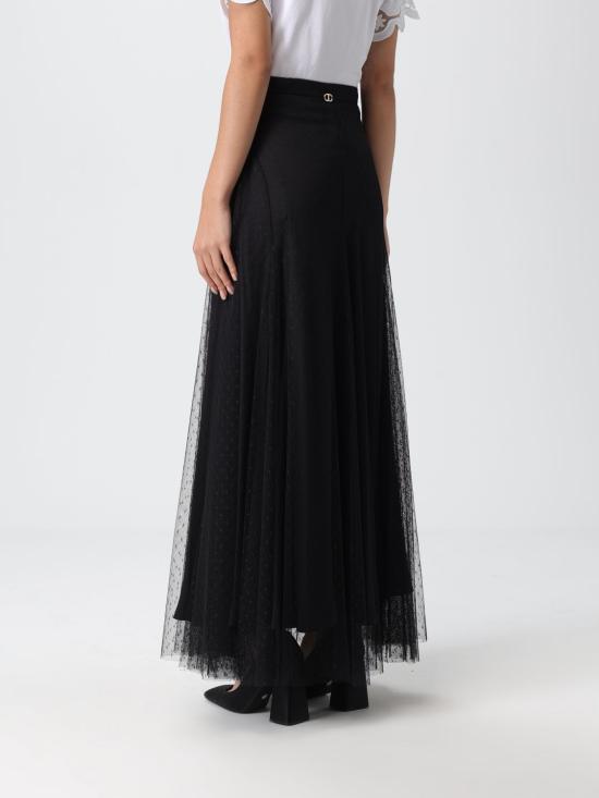 25FW 트윈셋 롱 스커트 252TP2652 00006 Black - TWINSET