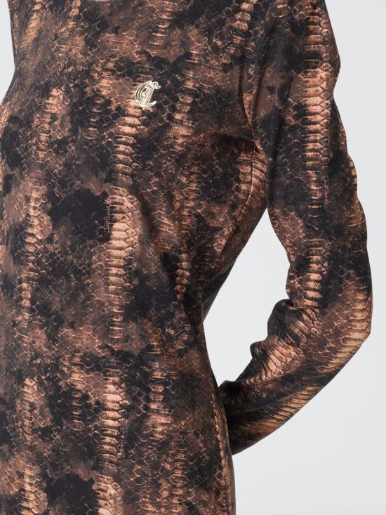 25FW 저스트까발리 롱 원피스 79PAOE07CJ112 747 Brown - JUST CAVALLI