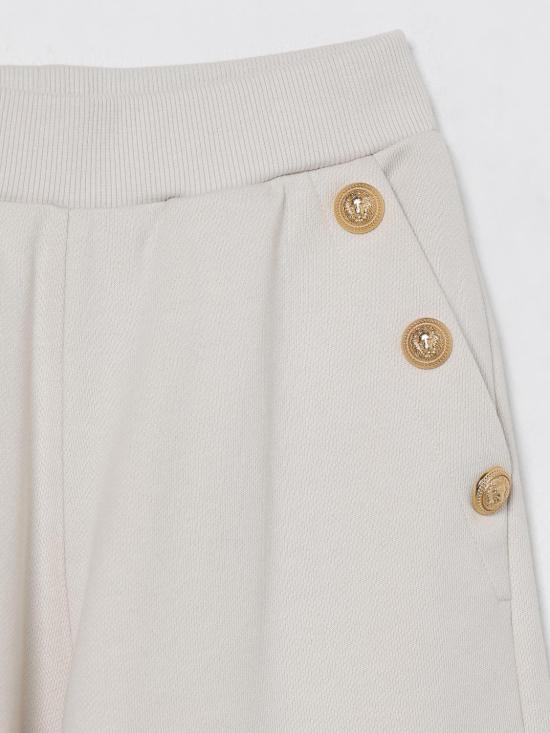 25FW [키즈] 발망 스트레이트 팬츠 BX6A40Z3183 107OR Beige - BALMAIN