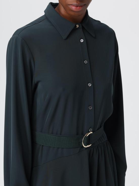 25FW 핑코 롱 원피스 105761A2U2 X83 Green - PINKO