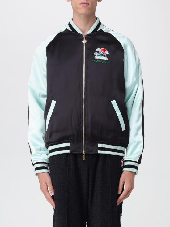 25FW 카사블랑카 봄버 자켓 MPF25JK383 01 Multicolor