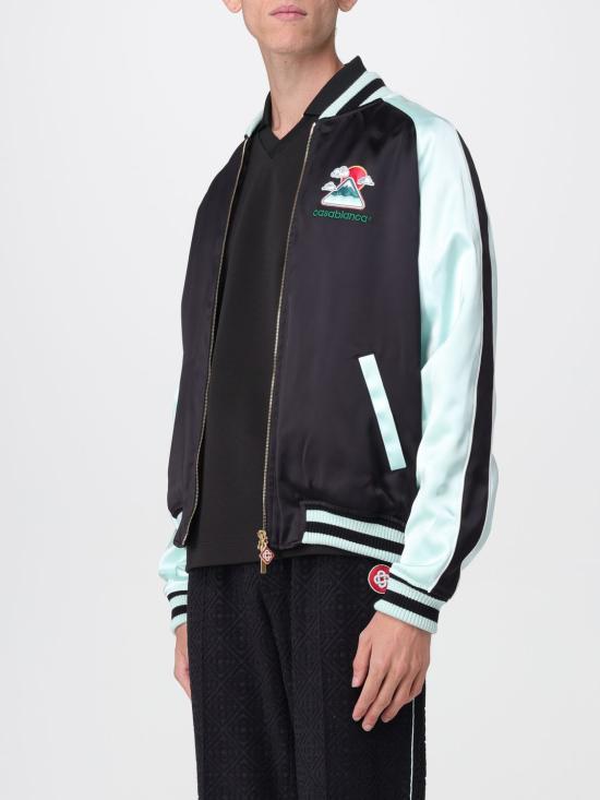 25FW 카사블랑카 봄버 자켓 MPF25JK383 01 Multicolor - CASABLANCA