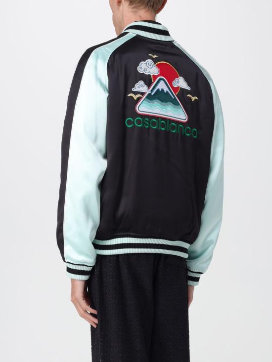 25FW 카사블랑카 봄버 자켓 MPF25JK383 01 Multicolor - CASABLANCA