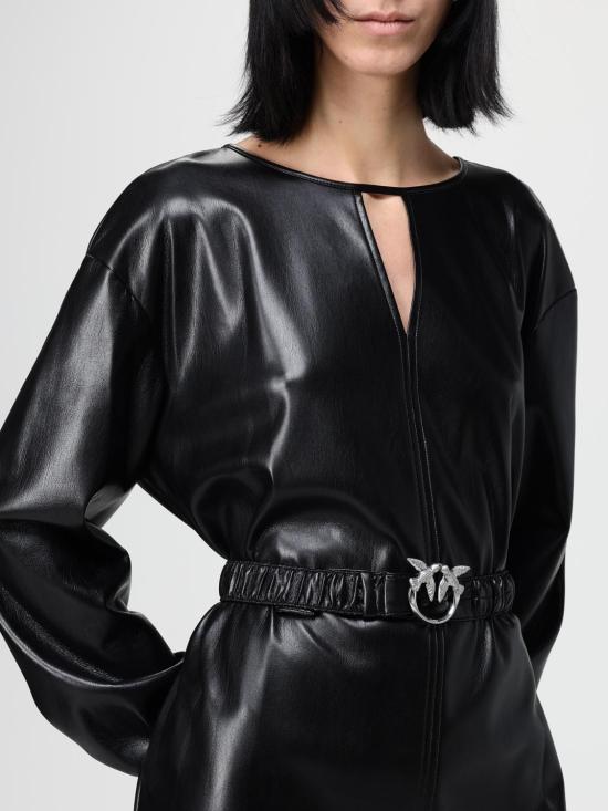 25FW 핑코 롱 원피스 105587A2P4 Z99 Black - PINKO