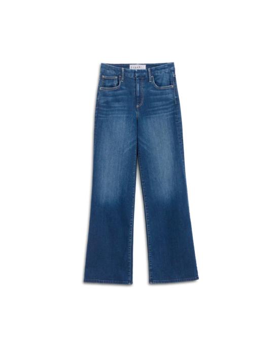  프랭크 앤 에일린 데님 팬츠 프랭크 & 아일린 이스트 갤웨이 롱 가우초 청바지 1999 블루 워시