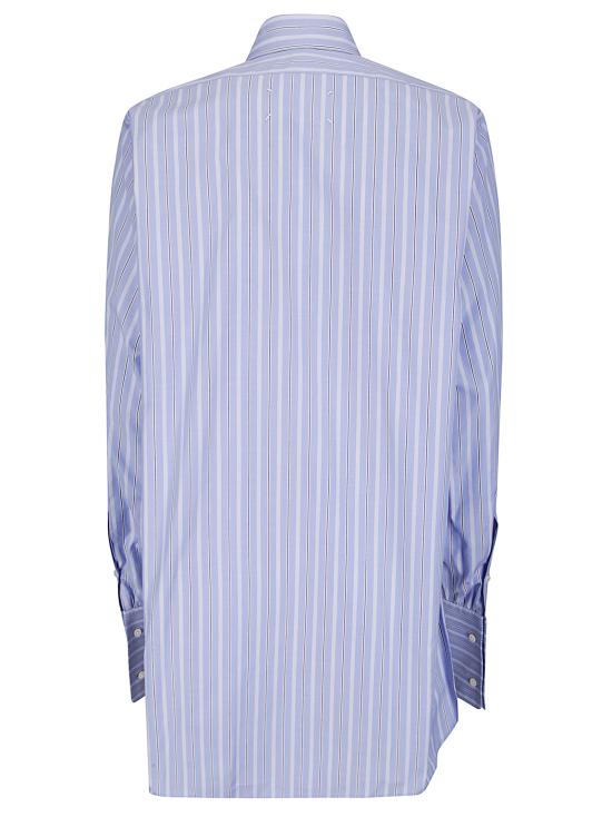 25FW 마르지엘라 셔츠 S29DT0006M35625 002F Blue Stripe - MAISON MARGIELA