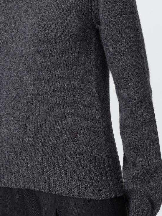 25FW 아미 스웨터 FKS832 005020 CHARCOAL - AMI