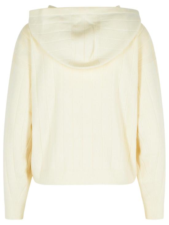 25FW 막스마라 루비에라 지퍼 니트 가디건 2521346029003 White - MAX MARA