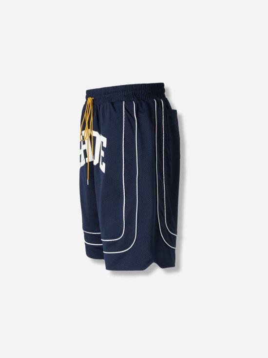 25FW 루드 숏팬츠 RHFW25SH01041 3176NAVY CREAM NAVY BLUE - RHUDE