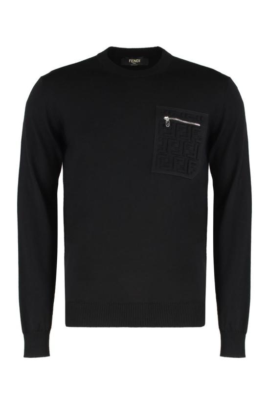 25FW 펜디 스웨터 FZE035ATMO F0QA1 Black