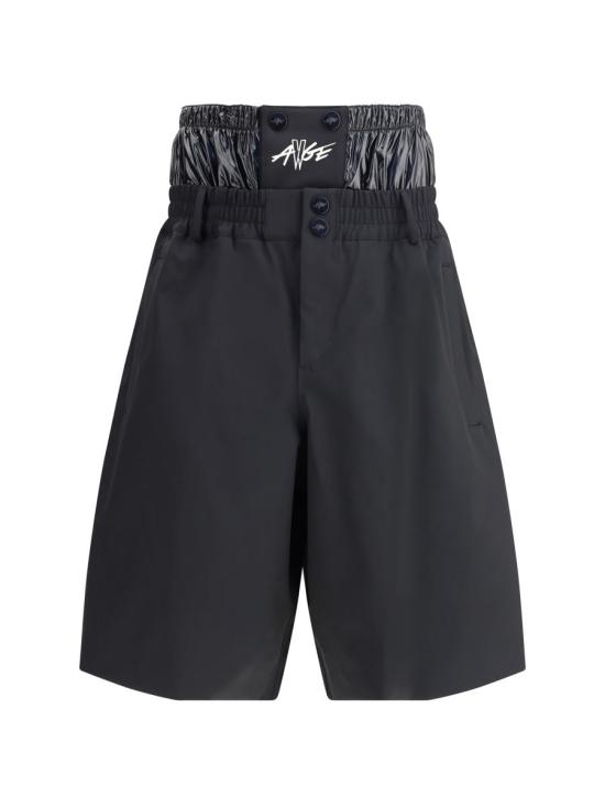 25FW Moncler X Asap Rocky 숏팬츠 K24042B00001M7556 999 Black