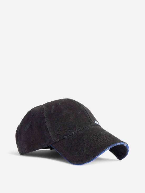 25FW 발렌시아가 볼캡 854036410B2 1000BLACK Black - BALENCIAGA