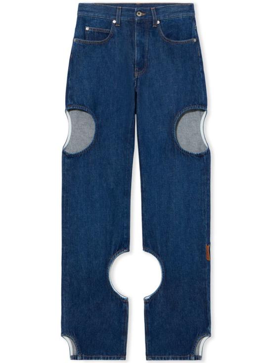 25FW 오프화이트 데님 팬츠 OWYA06AF25DEN002 4400 MEDIUM BLUE