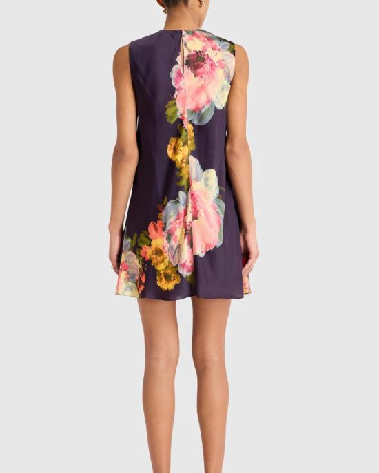  아만다 업리차드 숏 원피스 Amanda Uprichard Alani 드레스 Seona 프린트 - AMANDA UPRICHARD