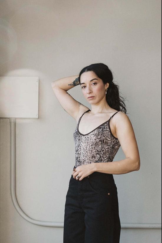  베이스레인지 바디수트 티셔츠 스네이크 세라 바디 - BASERANGE