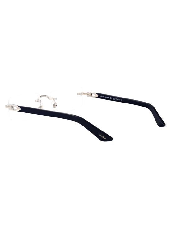 26SS 까르띠에 림리스 무테 안경 CT0581O 004 - CARTIER
