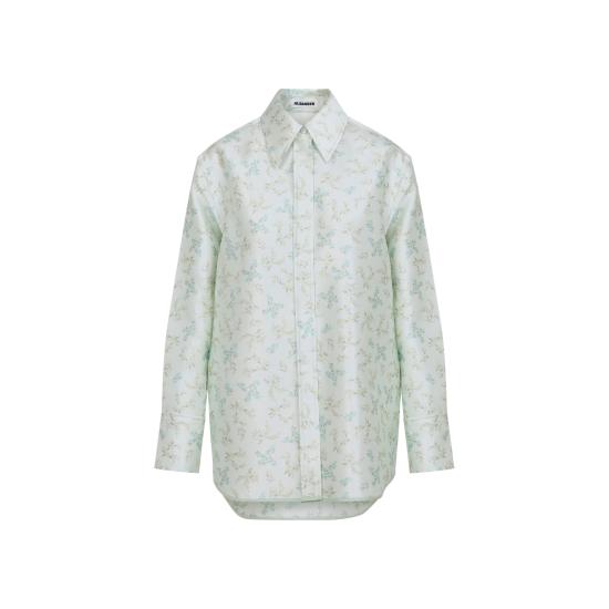 25FW 질샌더 셔츠 J03DL0213 J55092 394 GREEN MINT - JIL SANDER